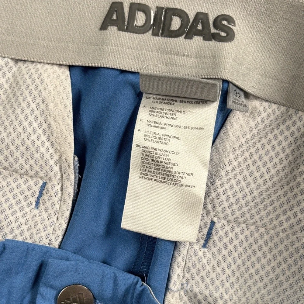 Adidas Golf‎ Short Men 31 (Tagged 32) Blue Performance Stretch Sportswear